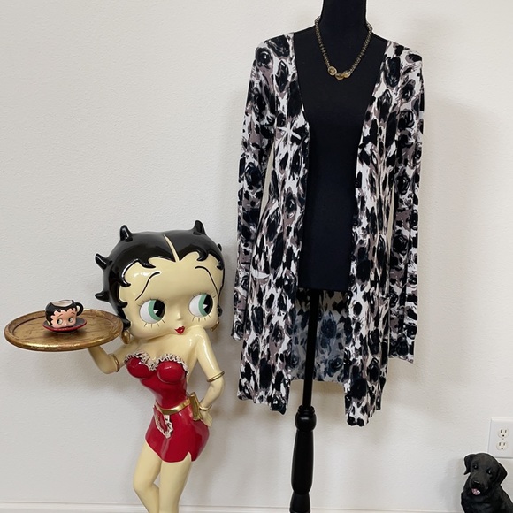 Paris Dreams Long Sleeved Mini Dress Size M - Picture 5 of 6